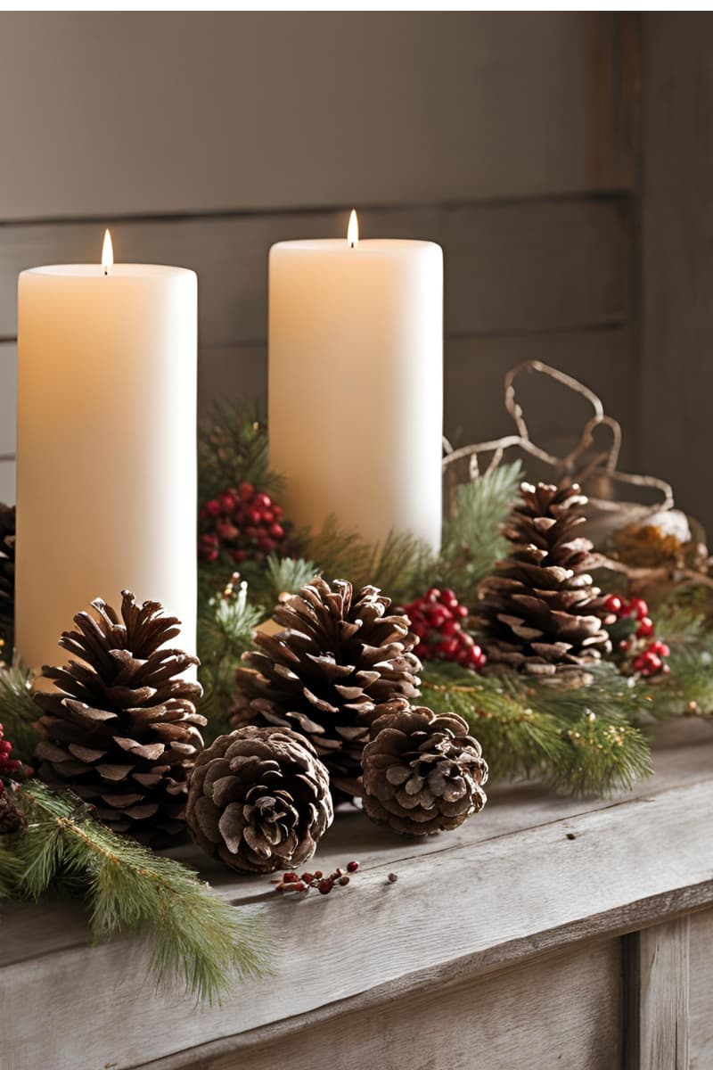 Natural decor for christmas
