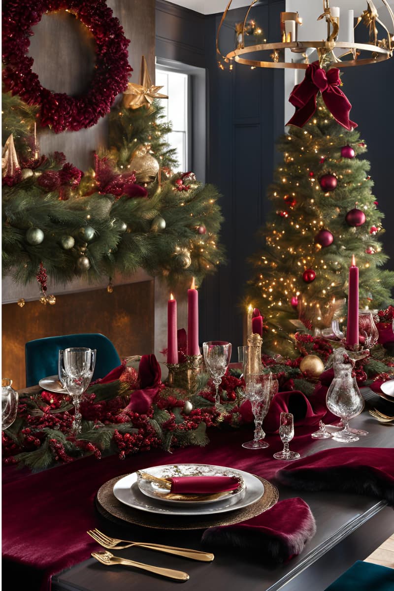 luxurious decor for christmas