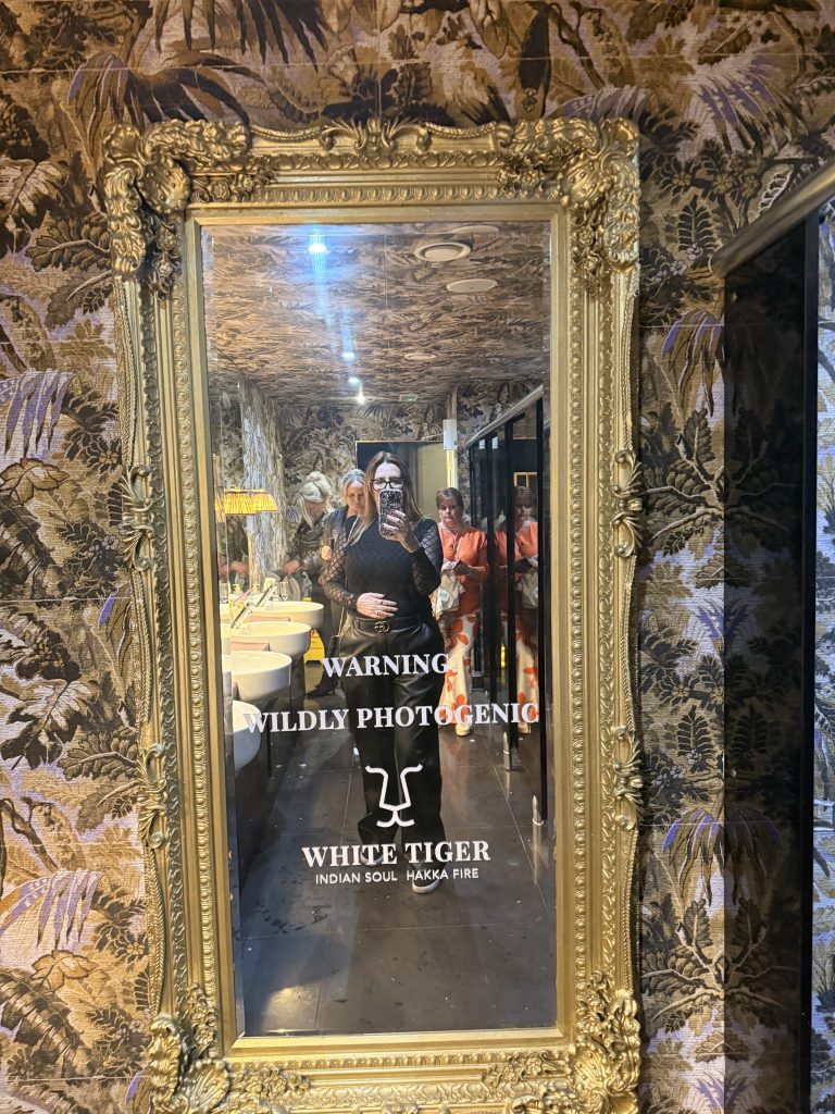 White tiger liverpool loo selfie